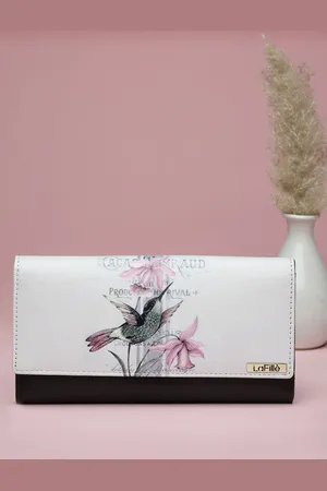 LaFille Printed PU Two Fold Wallet