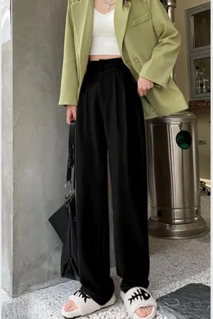 Broadstar Women Pleated Korean Pants