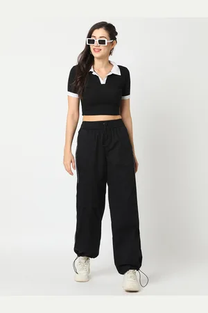 Globus Women Relaxed Mid-Rise Loose Fit Trousers