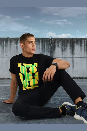 HRX Men Typography Printed T-shirt