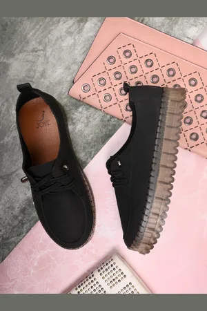 Jove Women Lightweight Lace Up Loafers