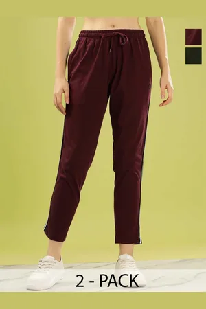 Dollar Missy Athleisure Pack of 2 Women Premium Cotton Track Pants