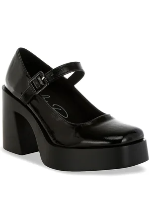 London Rag Block Pumps with Buckles