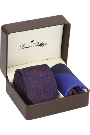 Louis Philippe Men Navy Blue Accessory Gift Set