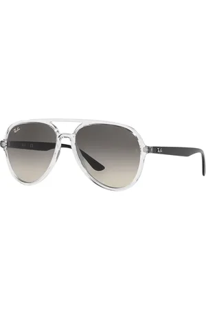 Ray-Ban Unisex Gradient Grey Lens Pilot Sunglasses - 0 Rb437664771157