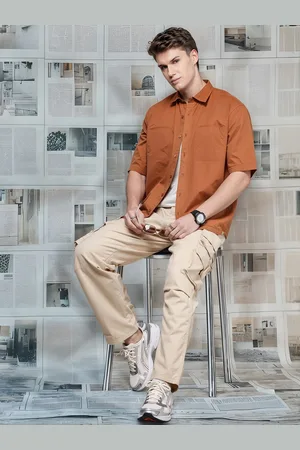 French Connection Relaxed Fit Drop-Shoulder Sleeves Pure Cotton Casual Shirt