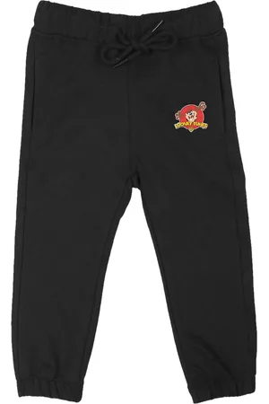 LOONEY TUNES Boys Black Solid Joggers