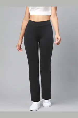 Reebok Women Black Workout Ready PP BT Solid Training Track Pants