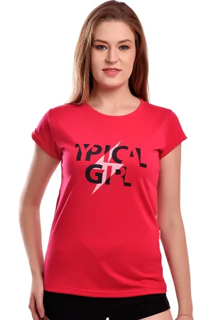 ELINA Women Printed Applique T-shirt
