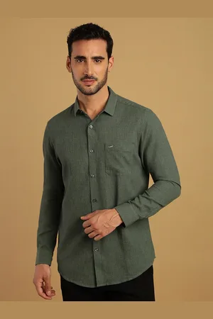 Crocodile Spread Collar Comfort Cotton Casual Shirt