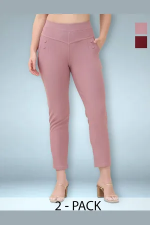 Jinfo Casual Women Pack Of 2 Skinny Fit Jeggings