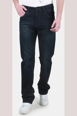 Duke Men Low Distress Light Fade Stretchable Jeans