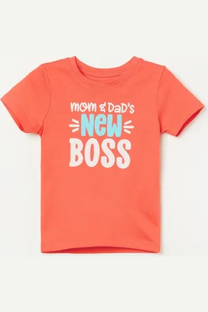 Lifestyle Boys Typography Printed Applique T-shirt