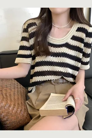 HERE&NOW Women Striped Top