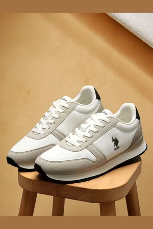 U.S. Polo Assn. Men Colourblocked PU Sneakers