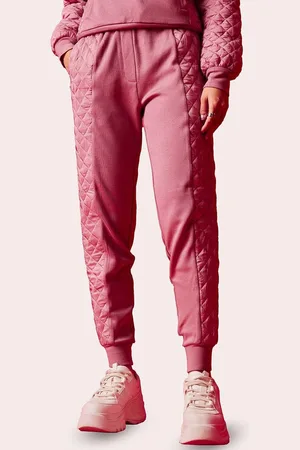 Muvazo Women Mid-Rise Relaxed-Fit Joggers