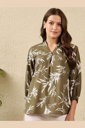 Roadster The Lifestyle Co Printed V-Neck Top