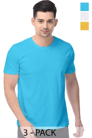 Color Capital Pack Of 3 Round Neck Short Sleeves Cotton T-shirts