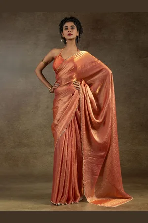 Saree mall Embellished Beads and Stones Satin Ready to Wear Sarees