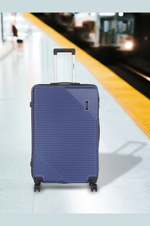 WROGN Textured Hard-Sided Large Trolley Suitcase 80L