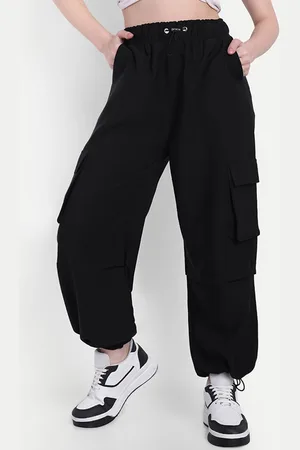 Broadstar Women Baggy-Fit Cargo Joggers