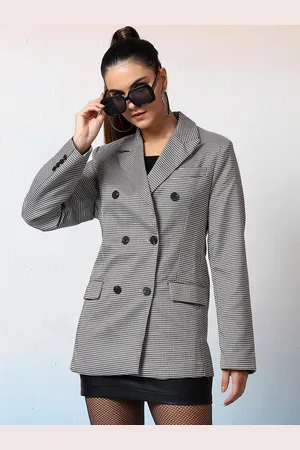 KOTTY Women Double Breasted Overcoat