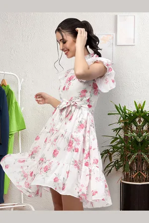 Moda Rapido Applique Fit & Flare Dress