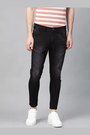WROGN Men Black Skinny Fit Mid-Rise Clean Look Stretchable Jeans