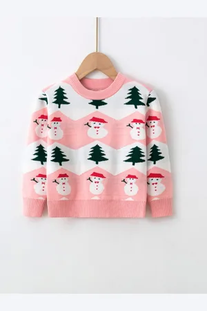 Stylecast Boys Pink & White Graphic Printed Pullover