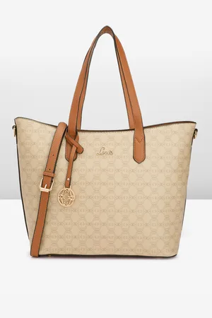 LAVIE Brand Logo Printed Structured Shoulder Bag