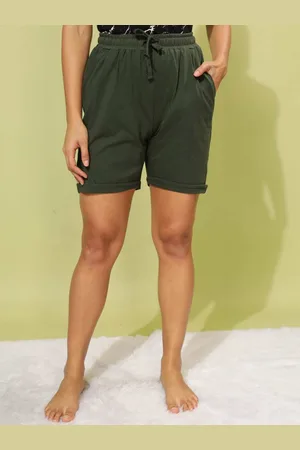 dollar Women Slim Fit Antimicrobial Cotton Training Sports Shorts
