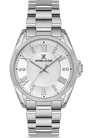 Daniel Klein Premium Women Silver-Toned Dial Analogue Watch DK.1.13242-1