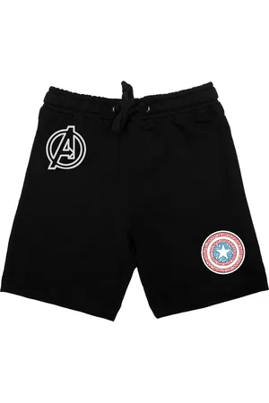 Wear Your Mind Boys Navy Blue Printed Regular Fit Regular Shorts