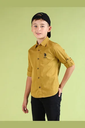 Ralph Lauren Boys Spread Collar Pure Cotton Casual Shirt