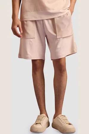 Muvazo Men Mid-Rise Cove Pocket Shorts