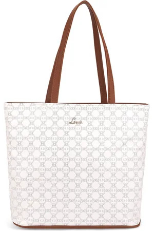 LAVIE Women Abstract Printed Structured Leather Shoulder Bag