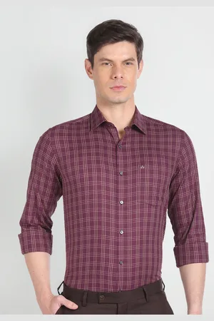 Arrow Checked Pure Cotton Formal Shirt