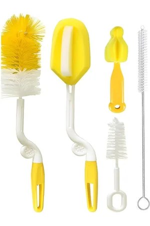DALUCI Pack Of 5 Bottle Brush With Nipple Brush Suction