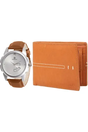 MARKQUES Men Brown Solid Accessory Gift Set