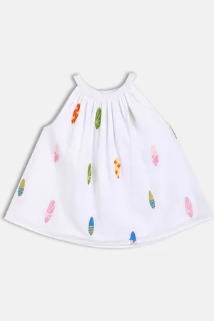 MINI KLUB Girls Embroidered Cotton Top