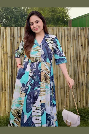 Moda Rapido Floral Print Applique Fit & Flare Dress