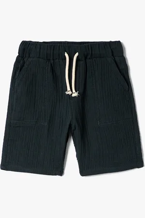 Koton Boys Self Design Mid-Rise Shorts