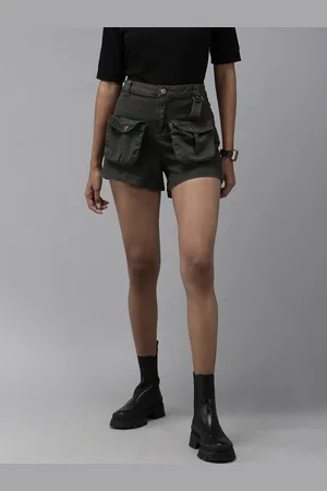 Roadster X DISCOVERY ADVENTURES Women "COLOR" Cargo Detachable Pocket Shorts