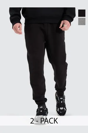 Moda Rapido Men Pack Of 2 Cotton Mid Rise Joggers