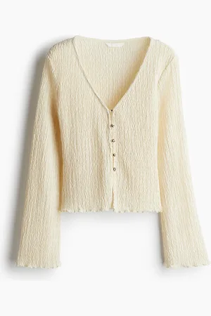 H&M Textured Jersey Top