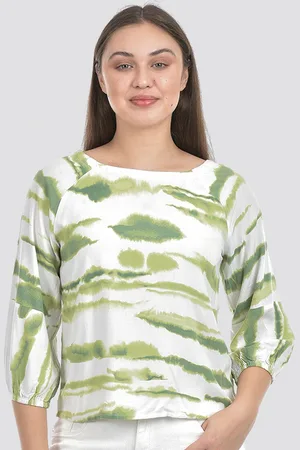 NUMERO UNO Abstract Printed Cotton Top