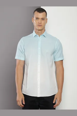 Calvin Klein Regular Fit Spread Collar Cotton Casual Shirt