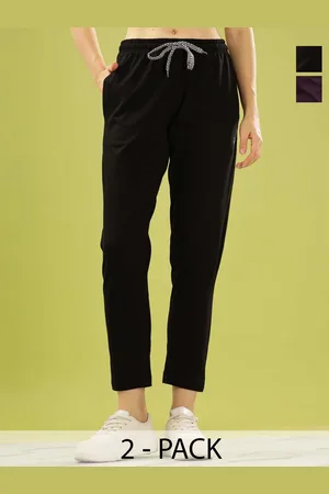 dollar Women Pack Of 2 Dry Fit Cotton Track Pants