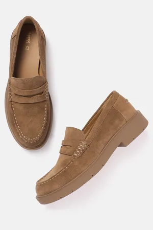 Geox Women Suede Penny Loafers