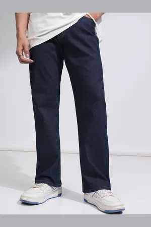 Highlander Men Solid Straight Fit Stretchable Jeans